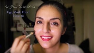 Egg white face mask - At Home with Reena