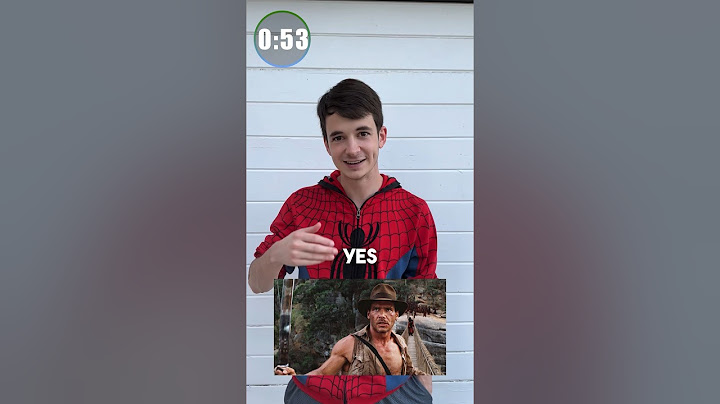 60 seconds to guess Indiana Jones