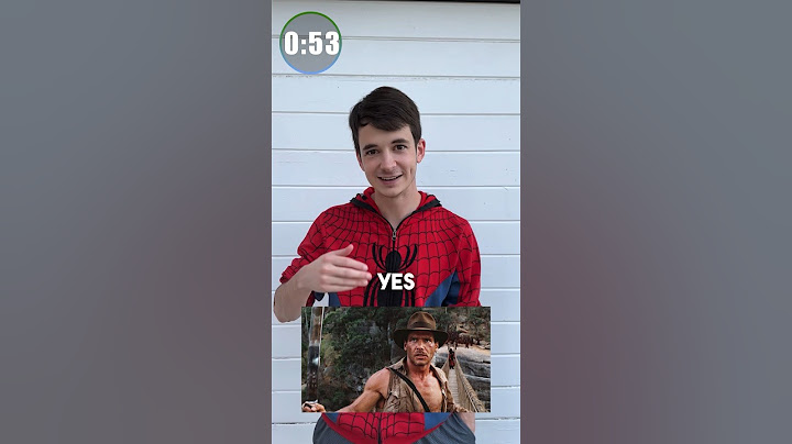 60 seconds to guess Indiana Jones