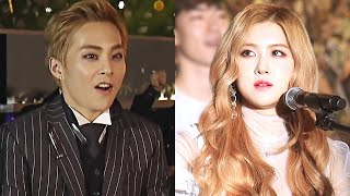 KIdols/ Celebrities Reaction to ROSÉ (BLACKPINK)