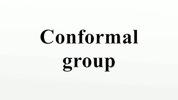 Conformal group