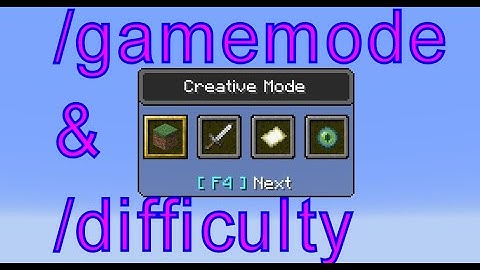 Redstone Commands: Episode 36 - Game Mode & Difficulty [Java Edition 1.20]