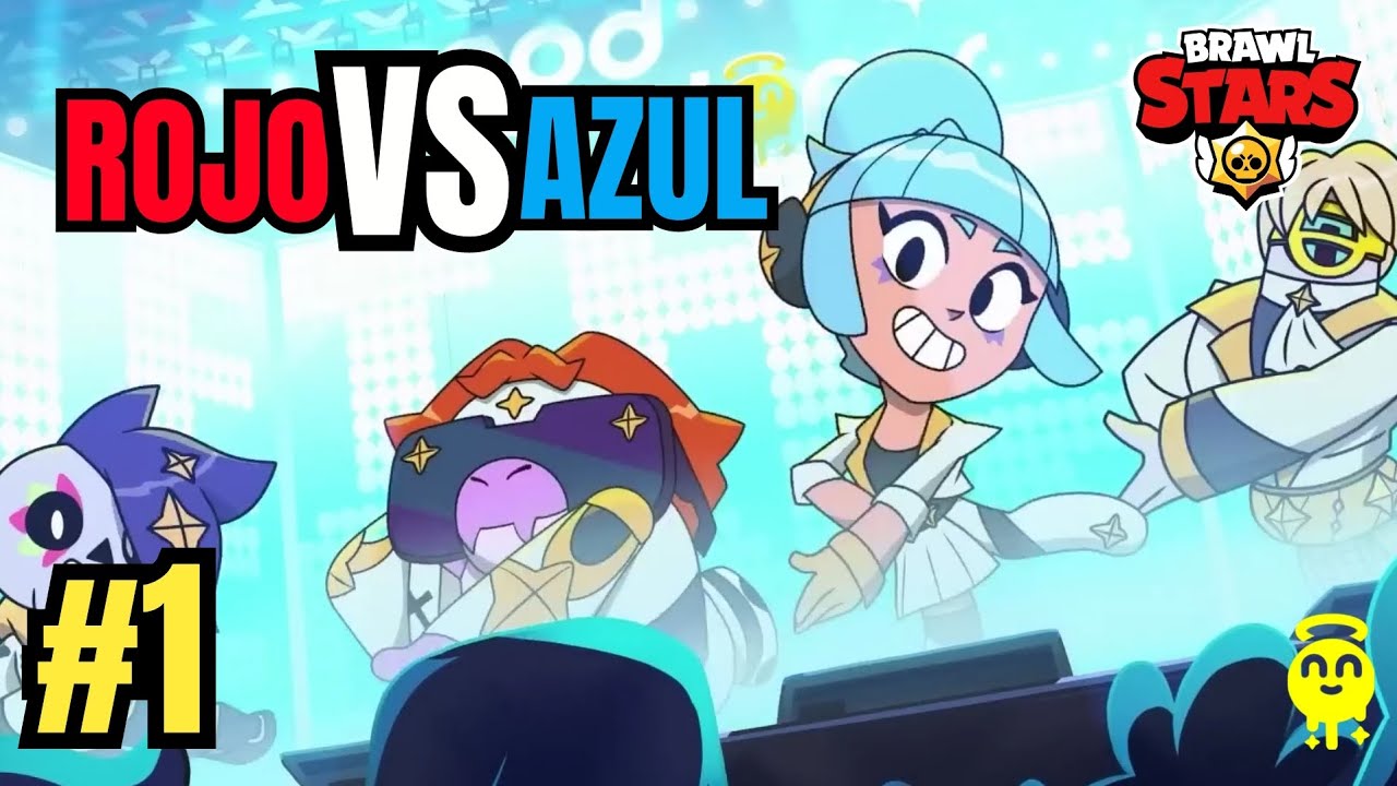 ROJO VS AZUL #1 - Brawl Stars - YouTube