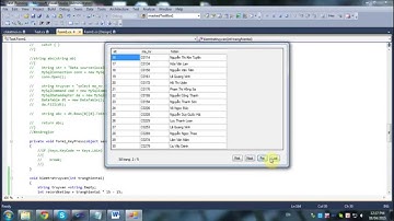 Phân trang trong Datagridview