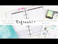 Mini HAPPY PLANNER Refresh + Fitness Setup! | At Home With Quita