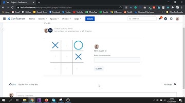 TicTacToe for Confluence (Codegeist 2020)