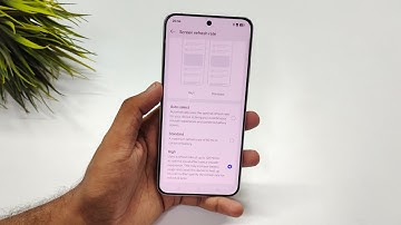 120Hz Adaptive Screen Refresh Rate Settings | Oppo Reno 14 Pro Screen Setting 