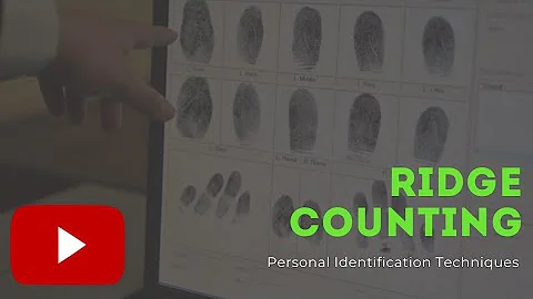 Mastering Ridge Counting for Accurate Fingerprint Identification