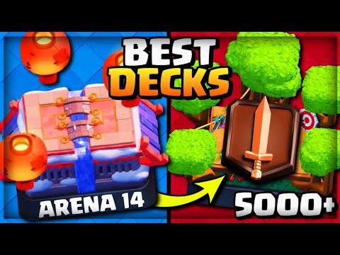 Best Arena 14 Decks (F2P to 5k 🏆) 