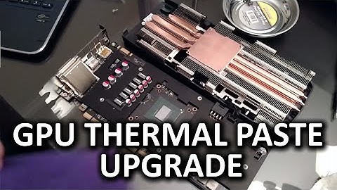 Video Card Thermal Compound Upgrade - Secret to Better GPU Performance?