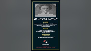⚠️SEDANG DI REVISI | Siapa Pendiri Muhammadiyah? KH. Ahmad Dahlan #biografi