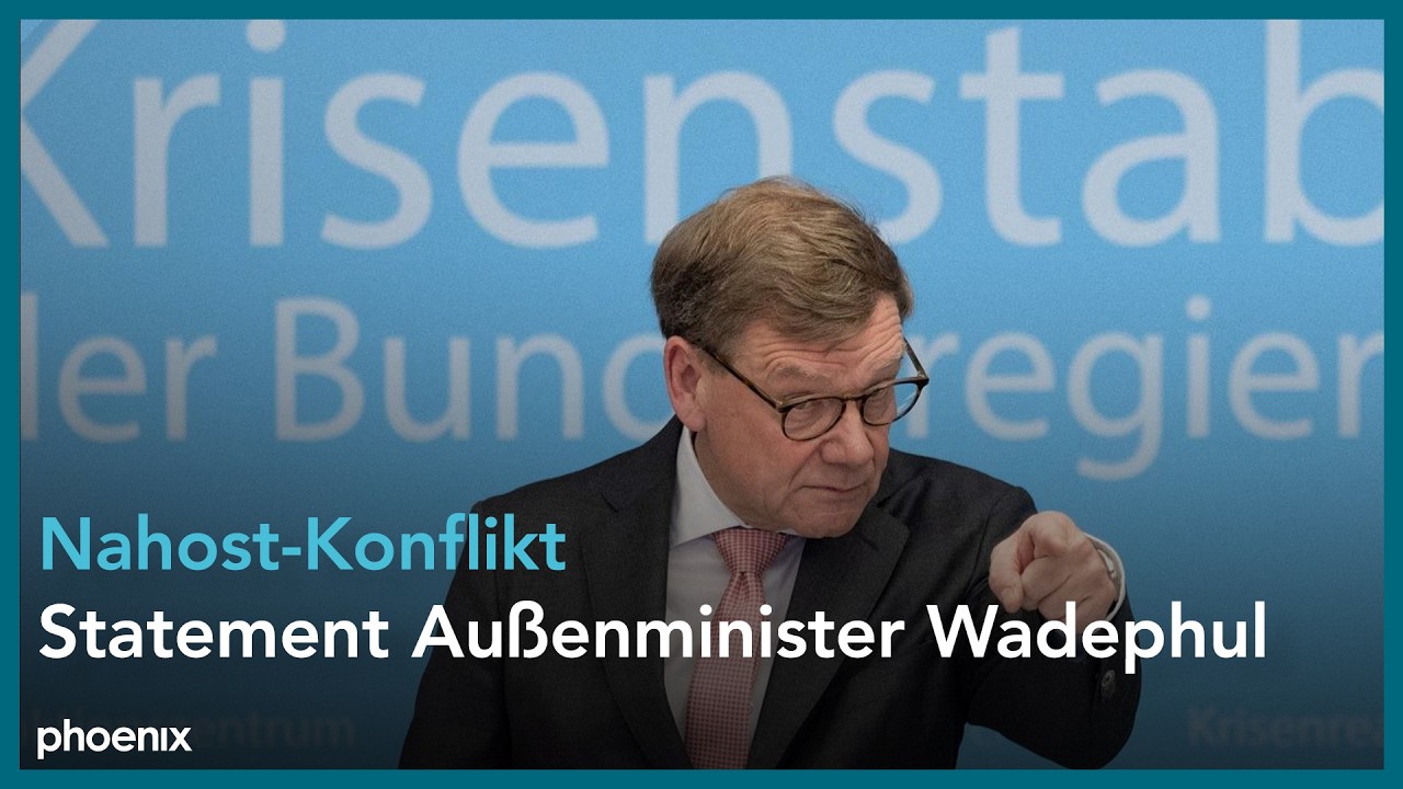 Nahost-Konflikt: Außenminister Johann Wadephul (CDU) zum aktuellen Stand