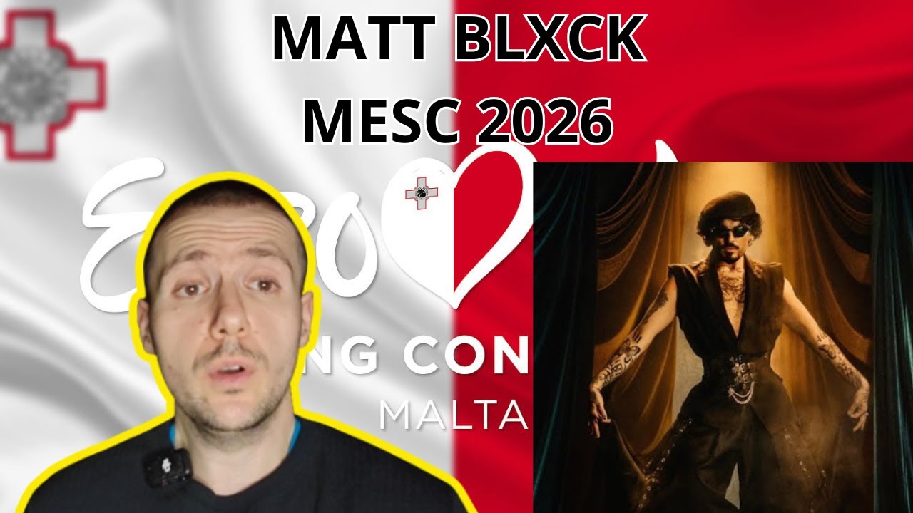 Реакция Мэтта Блэка на песню Come Here The Flute и концерт на Евровидении 2026 в Мальте