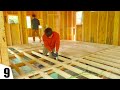森の靴工房を自作する｜床を組んで合板張り　#9