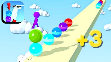 Stack Rider 🟡🌈🌟 All Levels 112-113 Gameplay (iOS,Android)