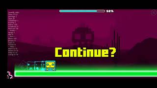 Day 1 of trying to beat all geometry dash subzero levels