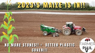 MAIZE 2023 | IN THE GROUND WITH BIO FILM - SAY GOODBYE TO PLASTIC AND STONES!