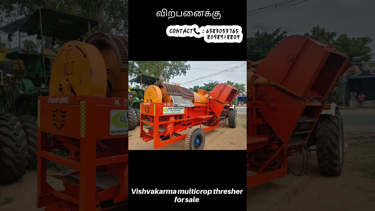 New vishwakarma multicrop thresher for sale