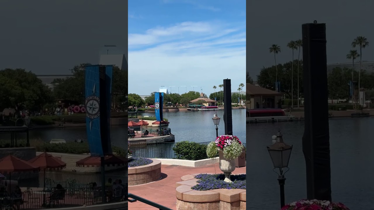 Disney Magic! Building disappears! #epcot #disney #waltdisneyworld #hidden #invisible