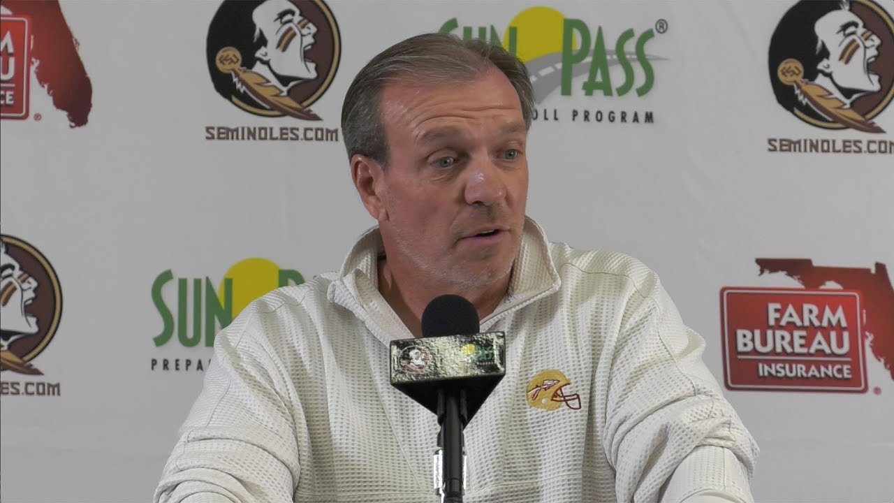 football score Full Jimbo Fisher Press Conference: November 20