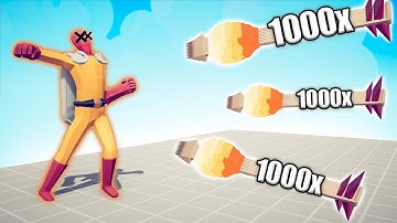 1000x OVERPOWERED FIRE ARCHER vs UNITS - TABS | Totally Accurate Battle Simulator 2023