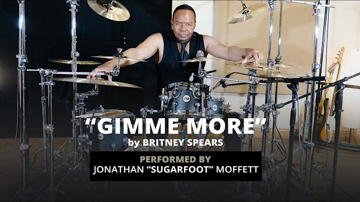 Gimme More Drums version - Drums performance video thumbnail
