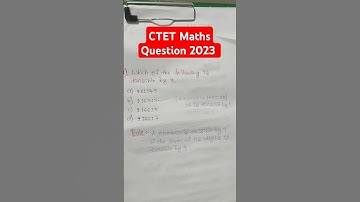 CTET 2023 Maths Preparation Paper-1 #ktet #ctet #gpstr#hstr