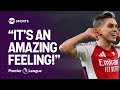 Arsenal 2-1 Tottenham: Match winner Leandro Trossard reacts after North London Derby victory 🔴