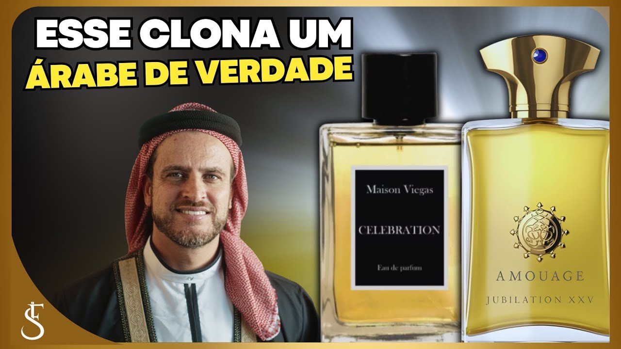CELEBRATION de MAISON VIEGAS | MEU TOP 2 da CASA!!! CLONE do JUBILATION XXV de AMOUAGE 