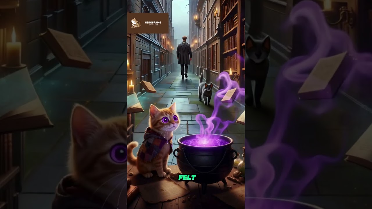 The Wizard Cat and the Purple Potion | Cute Animation Short