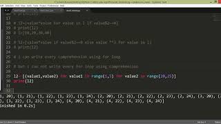 Python List Comprehension ,Map ,Filter and Lambda
