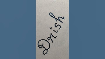 Drishti requested video || Name on Sand.🐼💞🤗 #art #viral #drawing #sandart #shorts