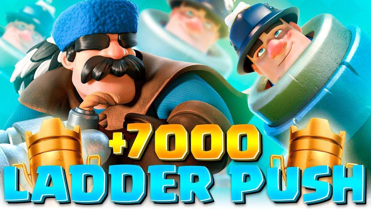 LADDER PUSH 7000-7300 CUPS | MORTAR MINER HUNTER | CLASH ROYALE