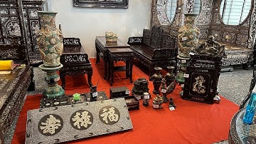 12/6/2023/ Bộ Trường Kỷ Gỗ Trắc, Tranh 1 Lá, Bình Gốm Biên hòa, #0707074844 [zalo]