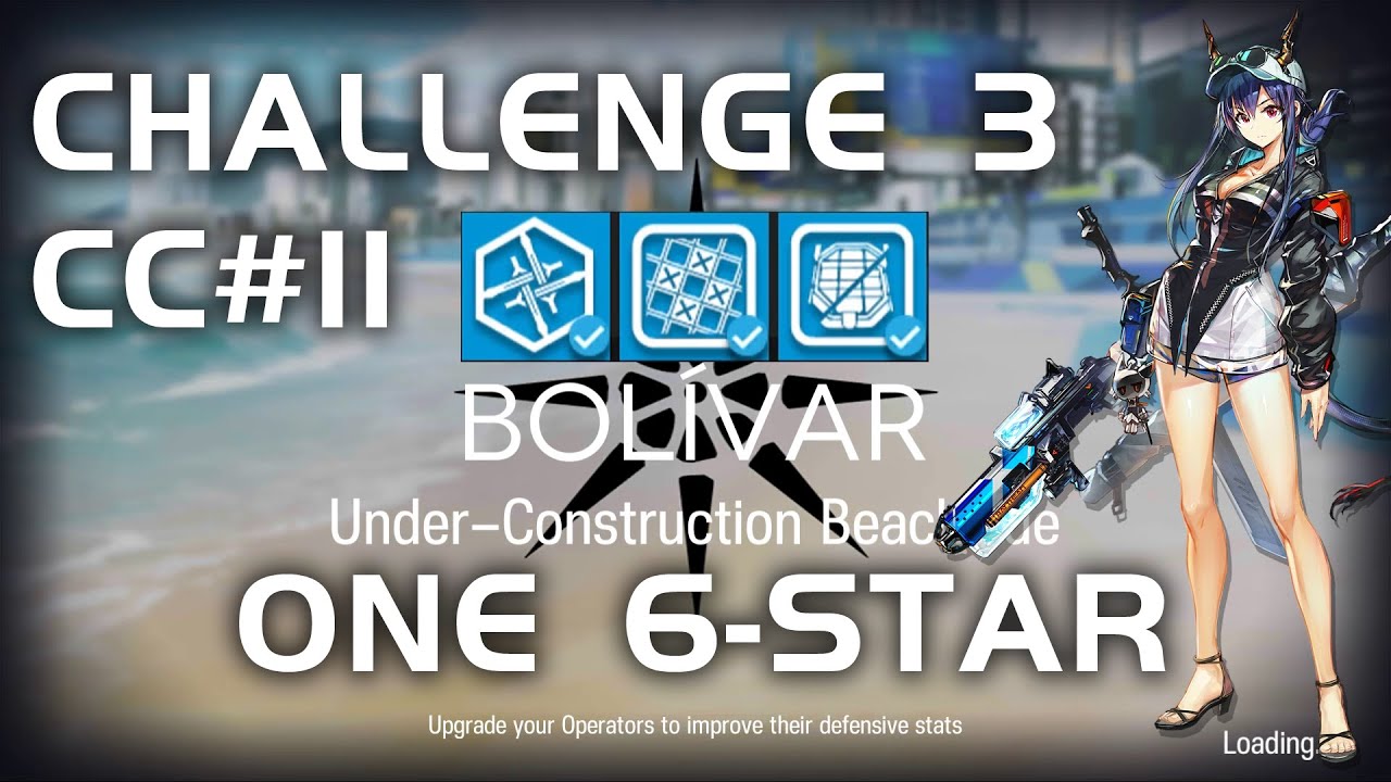 CC#11 Under-Construction Beachside Challenge Mission 3 | Low End Squad | Fake Waves |【Arknights】