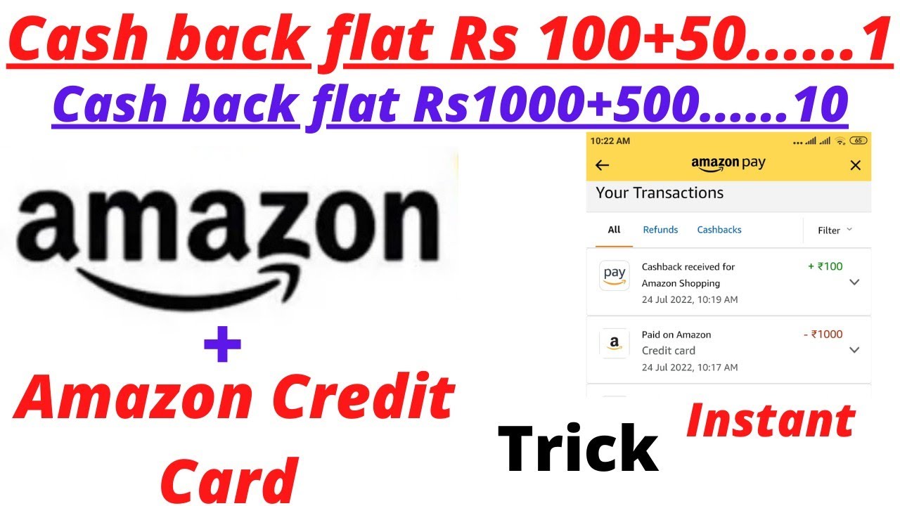 Amazon Credit Card Offer/Amazon Bug Offer/ huge cash back YouTube