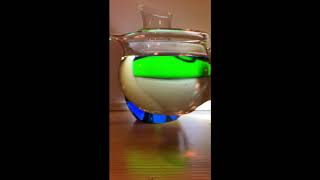 density experiment: liquid stacking