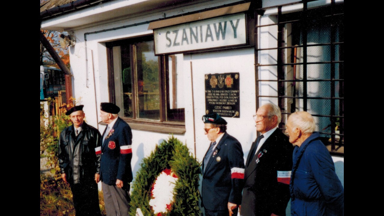 Rajd szlakiem oddziałów por. Kurzawy - 50 rocznica Akcji Mitropa, wspomnienia jej uczestników-1996 r