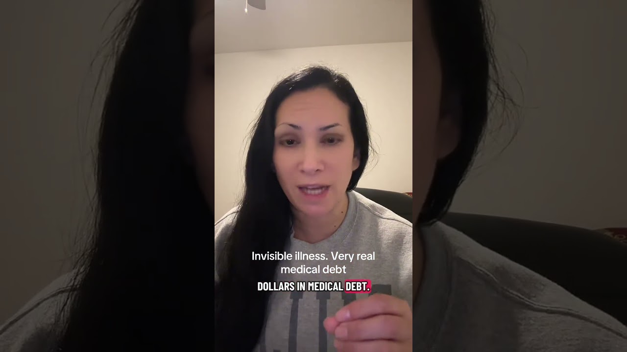 Invisible illness, real medical debt. 