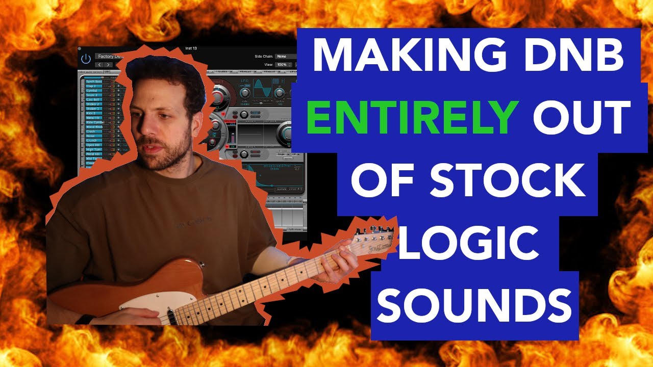 Making D&B ENTIRELY out of stock Logic sounds (Ultrabeat)