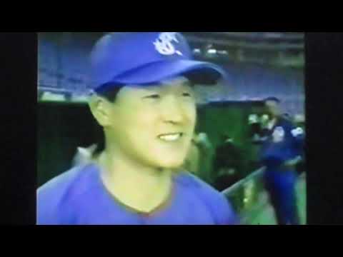 1993横浜ベイスターズ　オープン戦ハイライト3　西武球場でよく聴こえるベイスターズトランペット応援歌