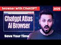 ChatGPT Atlas Browser Review in Hindi | OpenAI ka Naya Browser | Better than Chrome?
