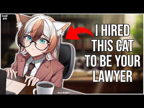 3DIO ASMR | I Hired this Cat Girl to be your Lawyer ⚖️🐈 | Paper Sounds, Writing & Typing