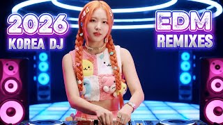 🔥 EDM REMIXES Club Banger 2025, MIX Music by Korea Dj Beautiful Girl for Dance & Bass Boosted 🔥 #Dj