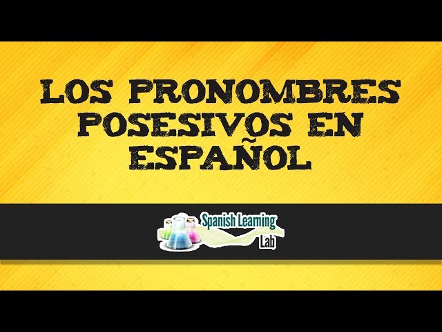 Los Pronombres Posesivos en Español: Reglas y Ejemplos class=