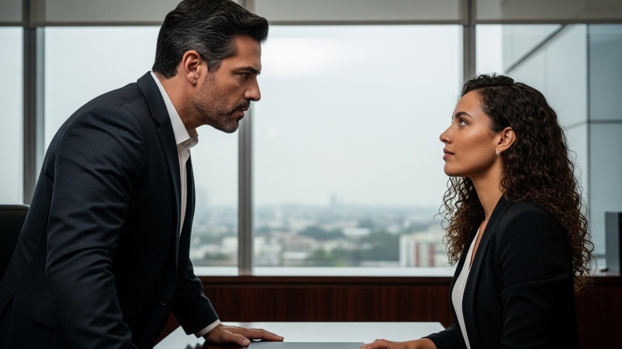 O homem mais rico da cidade a expulsou da sala… ela voltou como nova dona da empresa