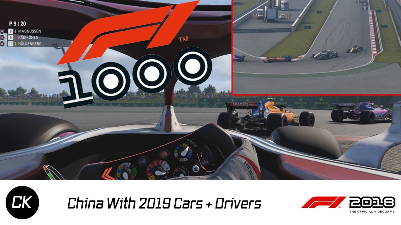 F1 2018 - 2019 Cars & Drivers In China - YouTube