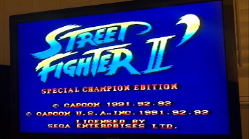 Street Fighter 2 and his 6-Button Companion #retro #gaming #segagenesis #streetfighter2