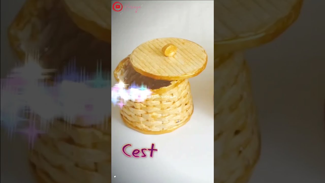 Cesto Joyero de papel periódico! 💍💎 