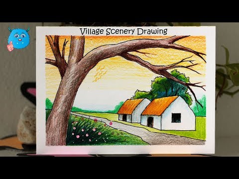 Featured image of post How To Draw A Scenery With Pencil Shading - One has a big horizontal movement, the other vertical.